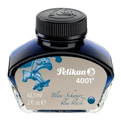 Флакон с чернилами Pelikan INK 4001 76 (PL329151) Blue-Black чернила 62.5мл для ручек перьевых Пеликан