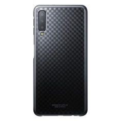 Чехол (клип-кейс) SAMSUNG Gradation Cover, для Samsung Galaxy A7 (2018), черный [ef-aa750cbegru]