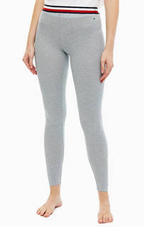 Серые хлопковые леггинсы Tommy Hilfiger