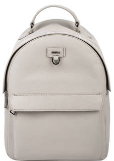 Серый кожаный рюкзак Favola Furla