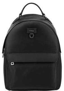 Черный кожаный рюкзак Favola Furla