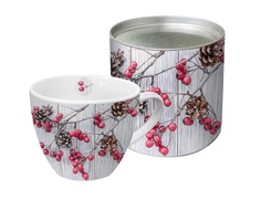 Кружка в подарочной коробке red berries on wood большая Paperproducts Design