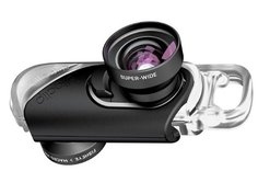 Аксессуар Объектив Olloclip Fisheye + Super Wide + Macro 15 X Lenses для iPhone 8/7 / 8/7 Plus Black OC-0000284-EA