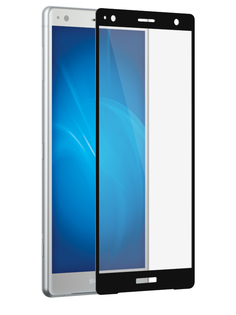 Аксессуар Защитное стекло для Sony Xperia XZ2 DF Fullscreen xColor-14 Black Frame