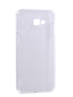 Аксессуар Чехол для Samsung Galaxy J4+ 2018 DF Silicone Super Slim sCase-67 Transparent