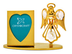 Фоторамка Crystocraft с фигуркой ангела 15-042-GCL