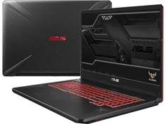 Ноутбук ASUS ROG FX705GD-EW081T 90NR0112-M01610 Black (Intel i5 8300H 2.3GHz/8192/1000Gb +128Gb SSD/No ODD/nVidia GeForce GTX 1050 4096Mb/Wi-Fi/Bluetooth/Cam/17.3/1920x1080/Windows 10 64-bit)