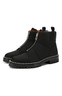 Текстильные ботинки Cooper с декоративной отделкой ранта Alexander Wang