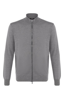 Шерстяной кардиган на молнии с воротником-стойкой Paul&Shark