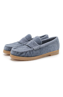 Кожаные лоферы Bromley с отделкой из овчины Stuart Weitzman