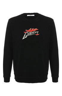 Хлопковый свитшот с принтом Givenchy