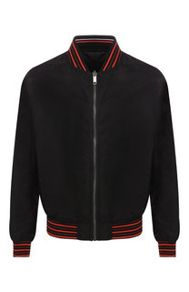 Бомбер на молнии с контрастной отделкой Givenchy
