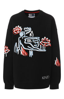 Пуловер из смеси хлопка и шерсти Kenzo