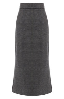 Юбка-миди из шерсти Fendi