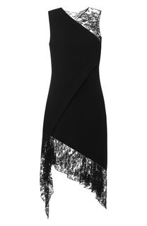 Шерстяное платье с кружевной отделкой Givenchy