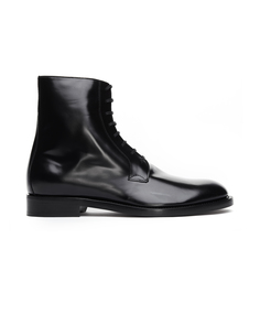 Черные кожаные ботинки Vetements