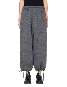 Серые твидовые брюки Yohji Yamamoto