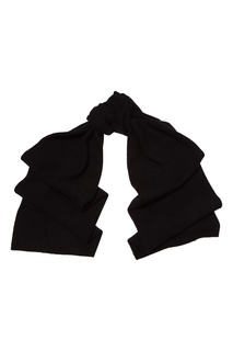 Черный кашемировый шарф Tegin