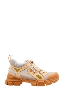 Бежевые кроссовки Flashtrek Gucci