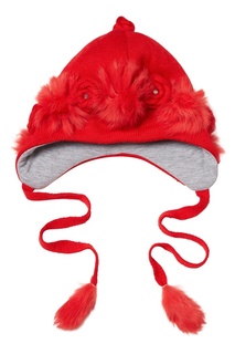 Красная шапка с отделкой Korta