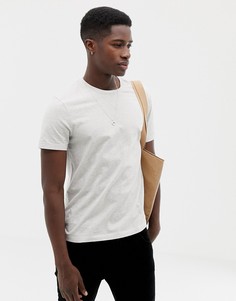 Бежевая меланжевая футболка с круглым вырезом J.Crew Mercantile - Бежевый