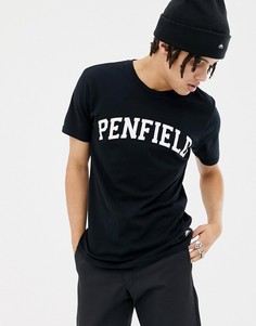 Черная футболка с логотипом Penfield - Черный