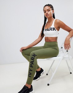 Леггинсы цвета мха Ivy Park - Зеленый