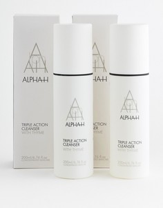 Набор из двух очищающих средств тройного действия Alpha-H Triple Action 200 мл - Скидка 50 - Бесцветный