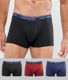 Набор из 3 боксеров-брифов красного, синего и черного цвета Tommy Hilfiger - Мульти