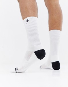 Белые классические носки с логотипом Primitive - Белый