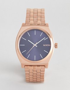 Наручные часы цвета розового золота Nixon A045 Time Teller - 37 мм - Золотой