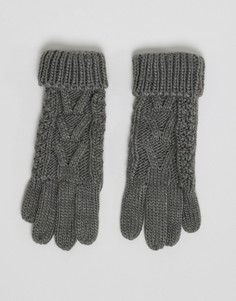 Вязаные перчатки Boardmans - Серый