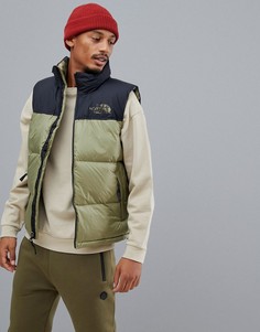 Зеленый жилет The North Face 1996 Retro Nuptse - Зеленый