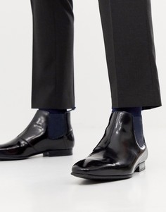 Черные блестящие ботинки челси Ted Baker Lameth - Черный