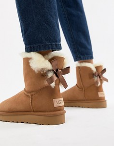 Ботинки с бантом Ugg Mini Bailey - Рыжий