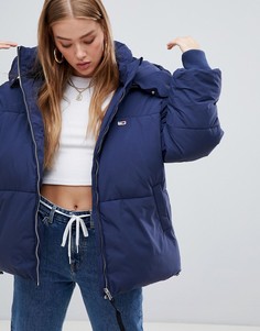 Свободная дутая куртка Tommy Jeans - Черный