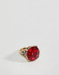 Кольцо с камнем Steve Madden - Красный