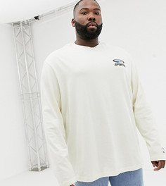 Белый лонгслив из органического хлопка Puma PLUS эксклюзивно для ASOS - Белый