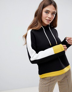 Худи черного цвета с элементами желтого цвета Pimkie - Черный