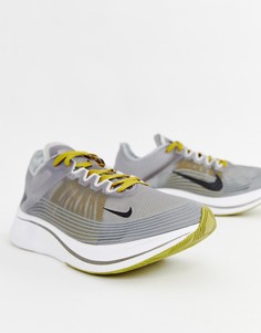 Серые кроссовки Nike Running Zoom aj9282-003 - Серый