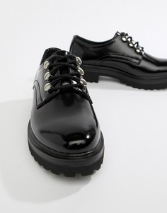 Массивные туфли на шнуровке Park Lane - Черный