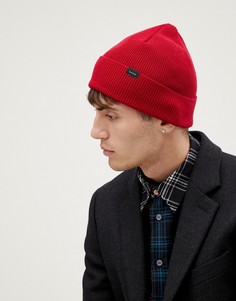 Бордовая шерстяная шапка-бини Paul Smith - Красный