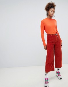 Pull&bear cord trousers - Оранжевый Pull&;Bear