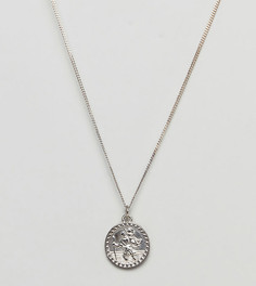 Серебряное ожерелье с подвеской в виде Святого Кристофера Chained & Able Оld Еnglish - Серебряный