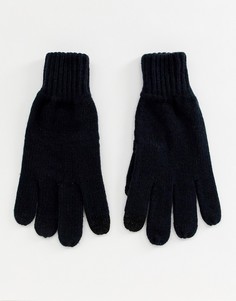 Темно-синие перчатки для сенсорных гаджетов Burton Menswear - Темно-синий