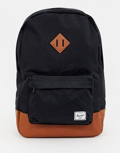 Рюкзак (черный/светло-коричневый) Herschel Supply Co Heritage 21,5 л - Черный