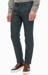 Серые шерстяные брюки зауженного кроя Marc Opolo