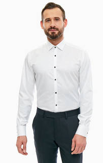 Классическая белая рубашка приталенного кроя Karl Lagerfeld