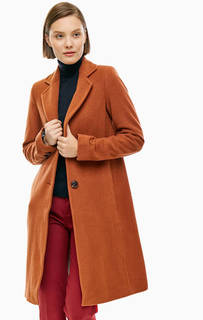 Шерстяное пальто коричневого цвета Marc Opolo