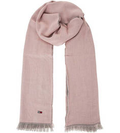 Двухцветный шарф с содержанием вискозы Tommy Jeans